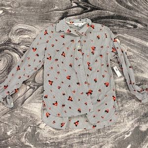 🖐🏼 5 for $25 NWT Old Navy floral & stripe shirt